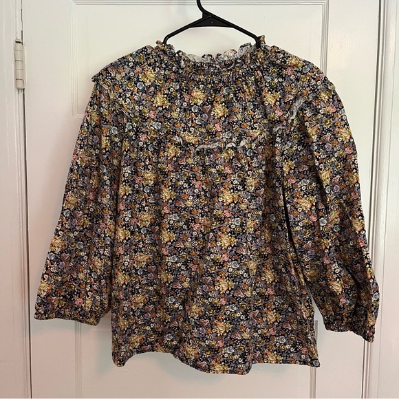 Universal Thread Floral Cottagecore Blouse - Picture 1 of 5